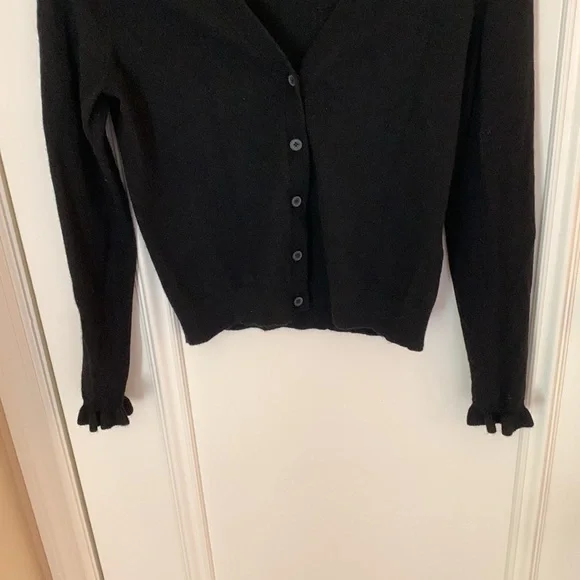 Banana republic black cardigan size s with fine Italian yarn by filpucci - Picture 5 of 7